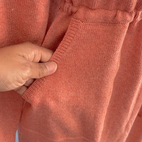 NEW Pure Jill Orange Knit Drawstring Sweater Dress US M - Picture 4 of 7